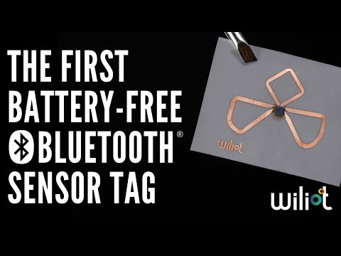 Battery-Free Bluetooth Sensor Tag Demo